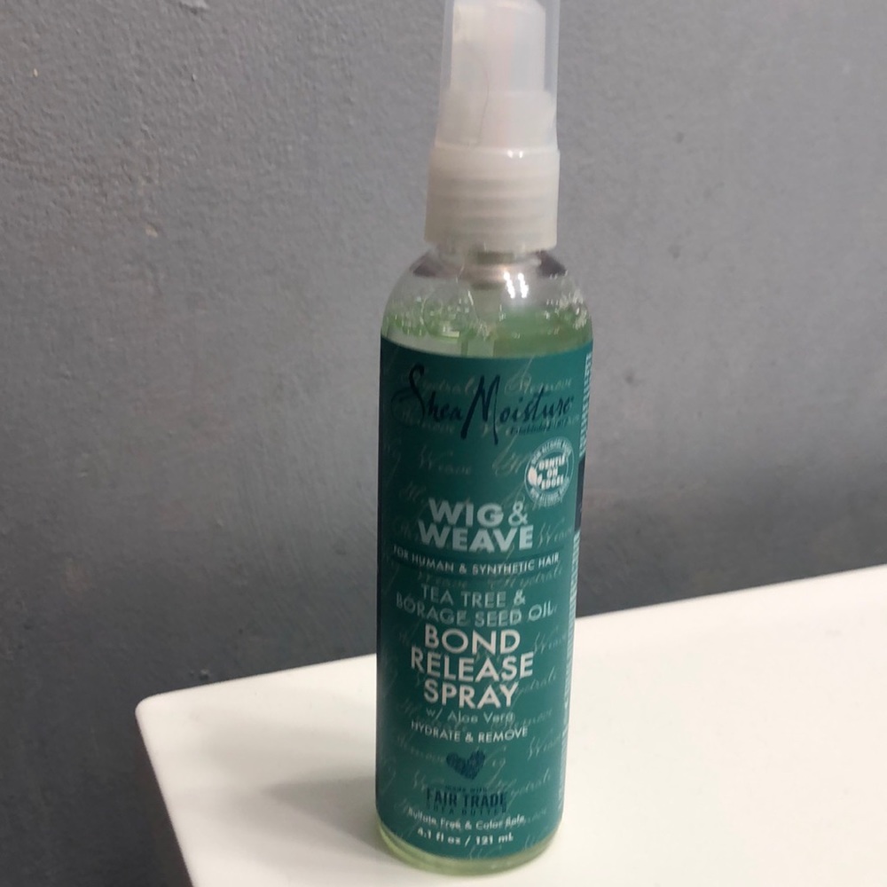 NWT Shea Moisture wig and weave bond release spray